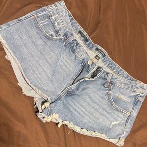 Wild Fable Light Blue Distressed Jean Shorts
